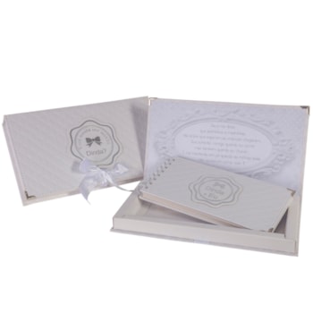 Imagem do produto Convite para Padrinhos Batizado Matelassê - Original Paper