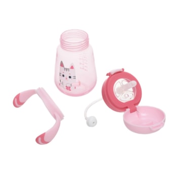 Imagem do produto Copo Infantil com Alça e Canudo Filhotiis Gato Mia 300ml