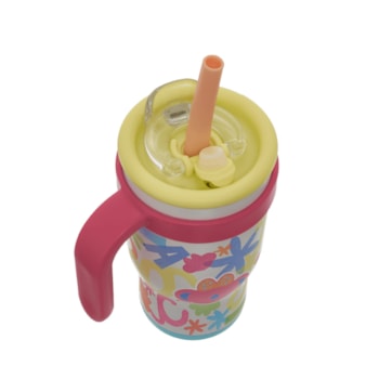 Segunda imagem do produto Copo Inox Lilica Ripilica Lovit Florescer 460ml