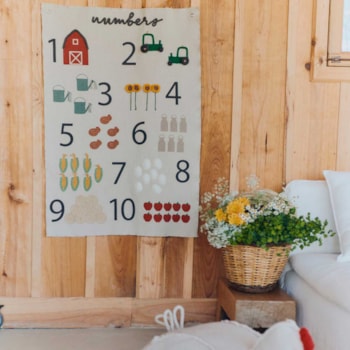 Imagem do produto Enfeite de Parede Farm Numbers 70 x 100 cm - Lorena Canals
