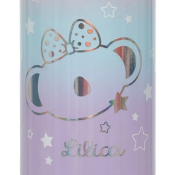 Segunda imagem do produto Garrafa de Alumínio com Canudo 500ml Lumina - Lilica Ripilica