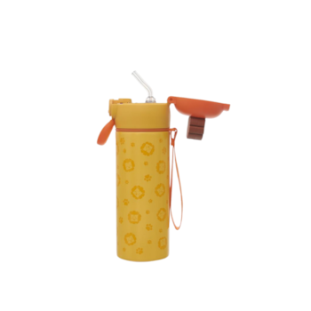 Segunda imagem do produto Garrafa Térmica de Inox 400ml Leão - Kouii