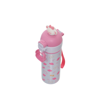 Segunda imagem do produto Garrafa Térmica Inox 400ml Glow Rosa - Lilica Ripilica