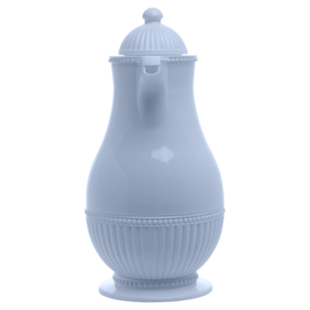 Segunda imagem do produto Garrafa Térmica Plástico Azul Vintage - Lyor