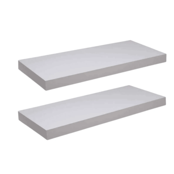 Imagem do produto Kit 2 Prateleiras Branco com Led 1m