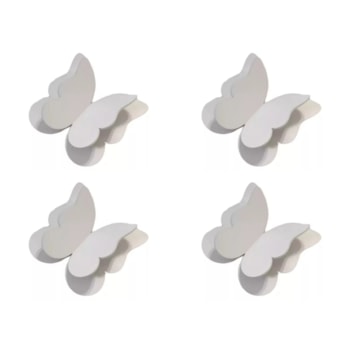 Segunda imagem do produto Kit 4 Borboletas para Decoração de Parede Tam G
