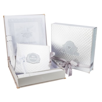 Imagem do produto Kit Batizado Luxo Matelassê Metalizado - Original Paper