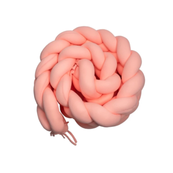 Imagem do produto Kit Trança Berço 2 peças Rosa Pêssego - FOM