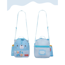 Segunda imagem do produto Lancheira Infantil Transversal Play Time Azul - Fisher Price