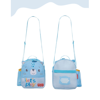Segunda imagem do produto Lancheira Infantil Transversal Play Time Azul - Fisher Price