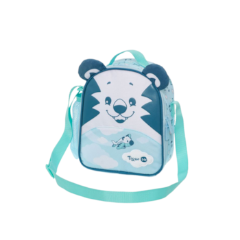 Imagem do produto Lancheira Térmica Infantil Transversal Happy Pilot Azul - Tigor