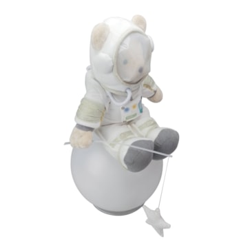 Segunda imagem do produto Luminária de Ursinho Astronauta Pescando Estrela - Silvia Polito