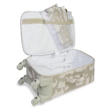 Segunda imagem do produto Mala de Maternidade com Rodinha Safari Caqui - Masterbag