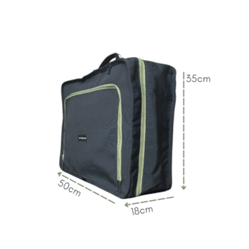 Segunda imagem do produto Mala de Maternidade Vintage Mia Preto/Oliva - Masterbag