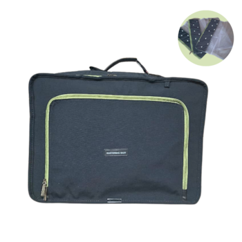 Imagem do produto Mala de Maternidade Vintage Mia Preto/Oliva - Masterbag