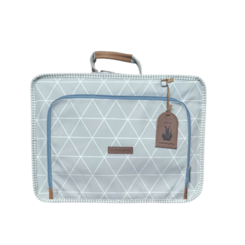 Imagem do produto Mala de Maternidade Vintage Mia Un Azul - Masterbag