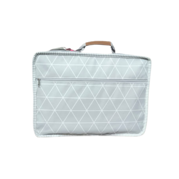 Segunda imagem do produto Mala de Maternidade Vintage Mia Un Cinza 12RBB4020017UN - Masterbag