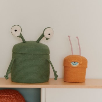 Segunda imagem do produto Mini Cesto Infantil Alien Ploot 18 x 16 x 30 cm - Lorena Canals