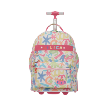 Segunda imagem do produto Mochila Carrinho Tubo Lilica Ripilica Lovit Florescer