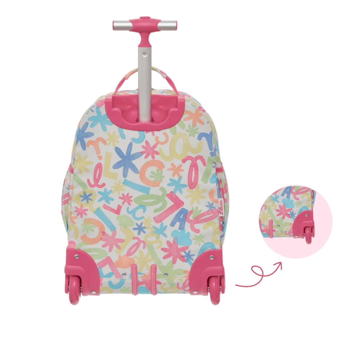 Mochila Carrinho Tubo Lilica Ripilica Lovit Florescer