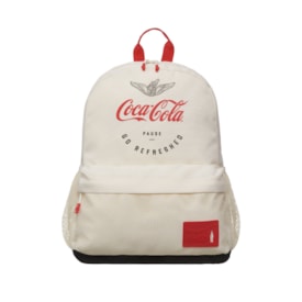 Imagem do produto Mochila de Costas Pause Off White - Coca-Cola