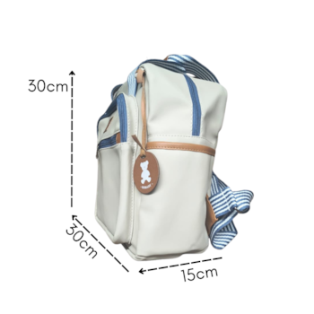 Segunda imagem do produto Mochila de Maternidade Marfim - Masterbag