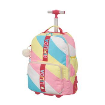 Segunda imagem do produto Mochila De Rodinha Tubo Lilica Ripilica Lovit Vibrant Rosa