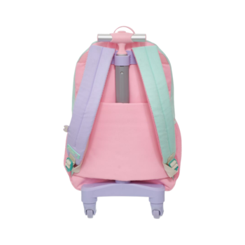 Segunda imagem do produto Mochila de Rodinhas 360º com Alças Creamy - Lilica Ripilica