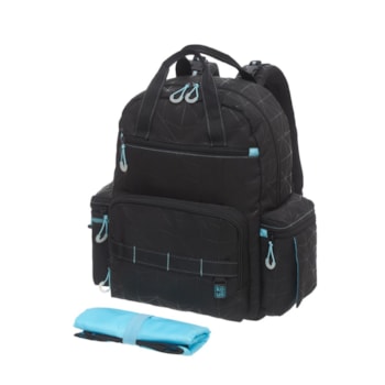 Imagem do produto Mochila do Bebê Maternidade Preta com Trocador Portátil - Todo Dia