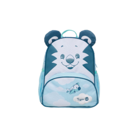 Imagem do produto Mochila Escolar Costas Happy Pilot Infantil Azul - Tigor T. Tigre