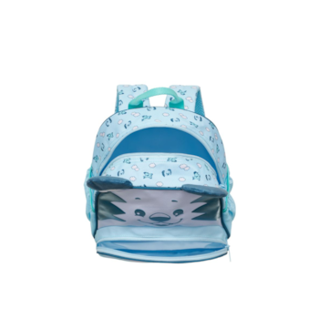 Segunda imagem do produto Mochila Escolar Costas Happy Pilot Infantil Azul - Tigor T. Tigre