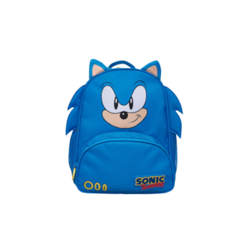 Segunda imagem do produto Mochila Escolar Infantil Costas Tiny Azul - Sonic