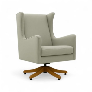 Segunda imagem do produto Poltrona de Amamentação Fox Giro + Balanço em Madeira - Tecido 205B