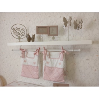 Segunda imagem do produto Prateleira com Varão Branco 1m