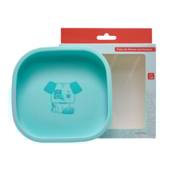 Imagem do produto Prato de Silicone com Ventosa Cachorro Théo 410ml