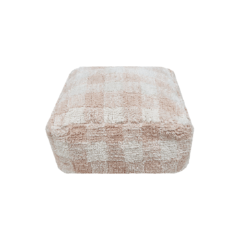 Imagem do produto Pufe Quadrado Vichy Rosa 20x40x40 cm - Lorena Canals