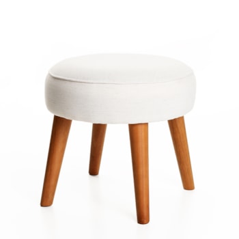 Segunda imagem do produto Pufe Slim Pés Palito Tecido 100A - Abstratto