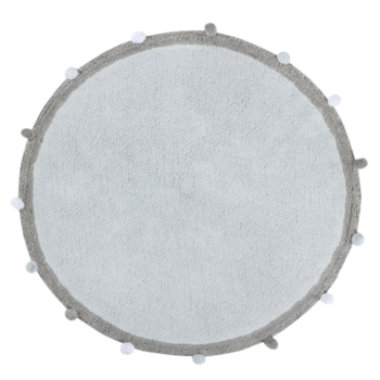 Segunda imagem do produto Tapete Bubbly Azul 120 cm - Lorena Canals
