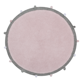 Segunda imagem do produto Tapete Bubbly Rosa 120cm - Lorena Canals