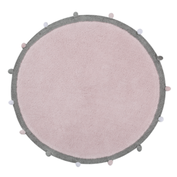Segunda imagem do produto Tapete Bubbly Rosa 120cm - Lorena Canals