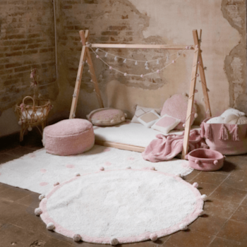 Segunda imagem do produto Tapete Bubbly Vintage Nude 120cm - Lorena Canals