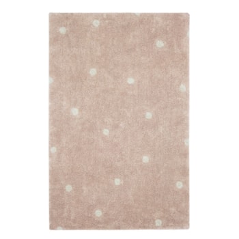 Segunda imagem do produto Tapete Lavável Mini Dot Rose 100x150cm- Lorena Canals