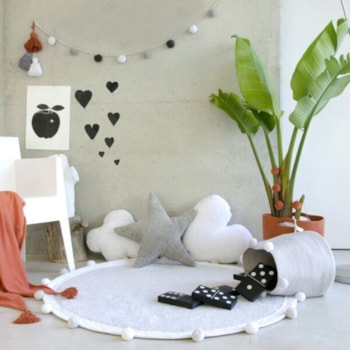 Imagem do produto Tapete Redondo Bubbly Light Grey 120 cm - Lorena Canals