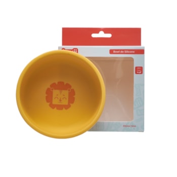 Imagem do produto Tigela Infantil Bowl em Silicone Leão Léo 350ml