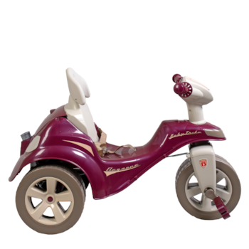Segunda imagem do produto Triciclo Infantil Baby Trike Evolution Elegance Roxo - Biemme