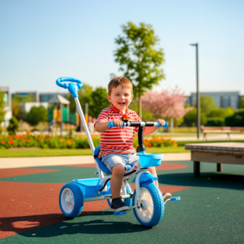 Imagem do produto Triciclo Infantil Little Trike Comfort Blue Azul - Biemme