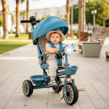 Imagem do produto Triciclo Infantil Teddy Blue Azul - Biemme