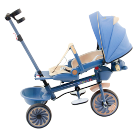 Segunda imagem do produto Triciclo Infantil Teddy Blue Azul - Biemme