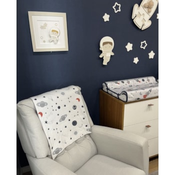 Segunda imagem do produto Trocador Americano em Tricot Estampa de Planetas