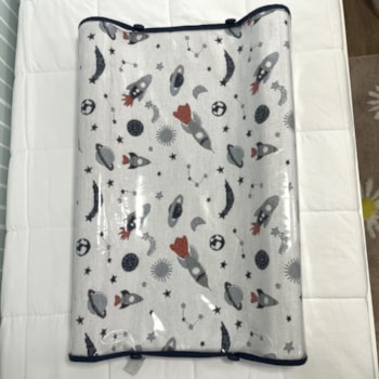 Imagem do produto Trocador Americano em Tricot Estampa de Planetas